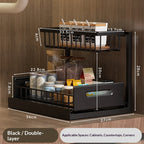One organizer measures 36 cm wide, 27 cm deep and 28 cm high