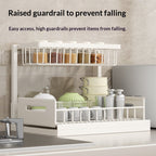 White KOOVEXO two-tier organizer; pack contains the selected quantity